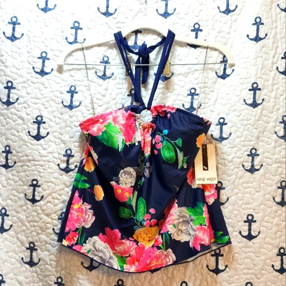 NWT Nine West Tankini Size Small - Picture 3 of 8